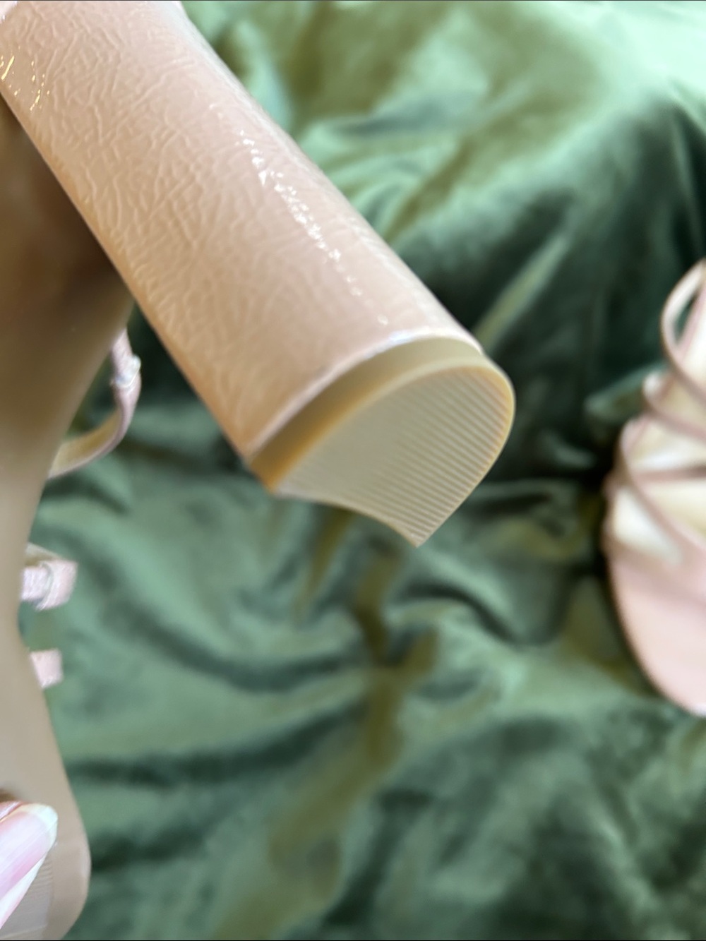 Naturalizer Beige Strappy Open-Toe Sandals - Picture 5 of 8